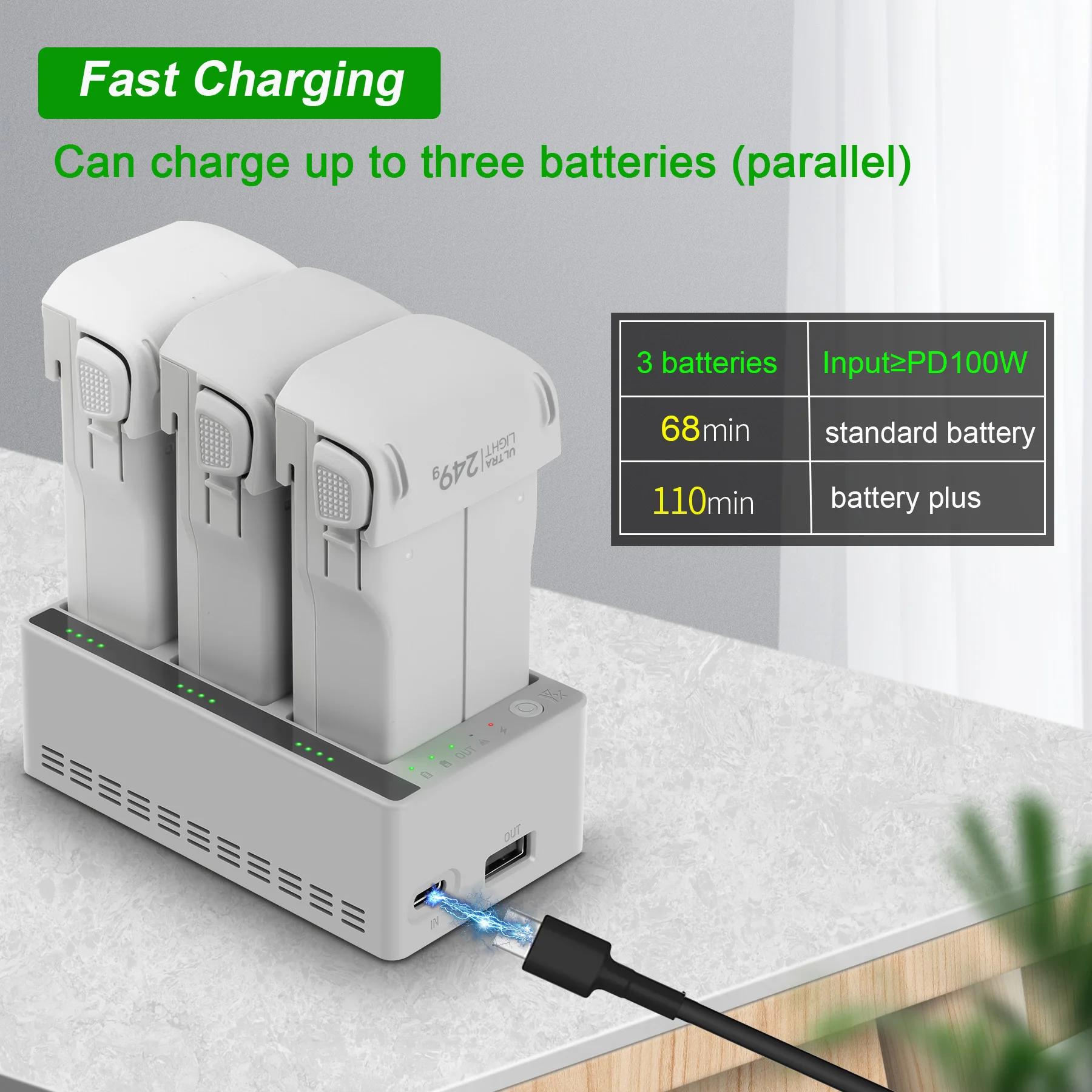 Charger Hub for DJI LITO 1 X1  - Drone Charging Hub ulasan dan harga
