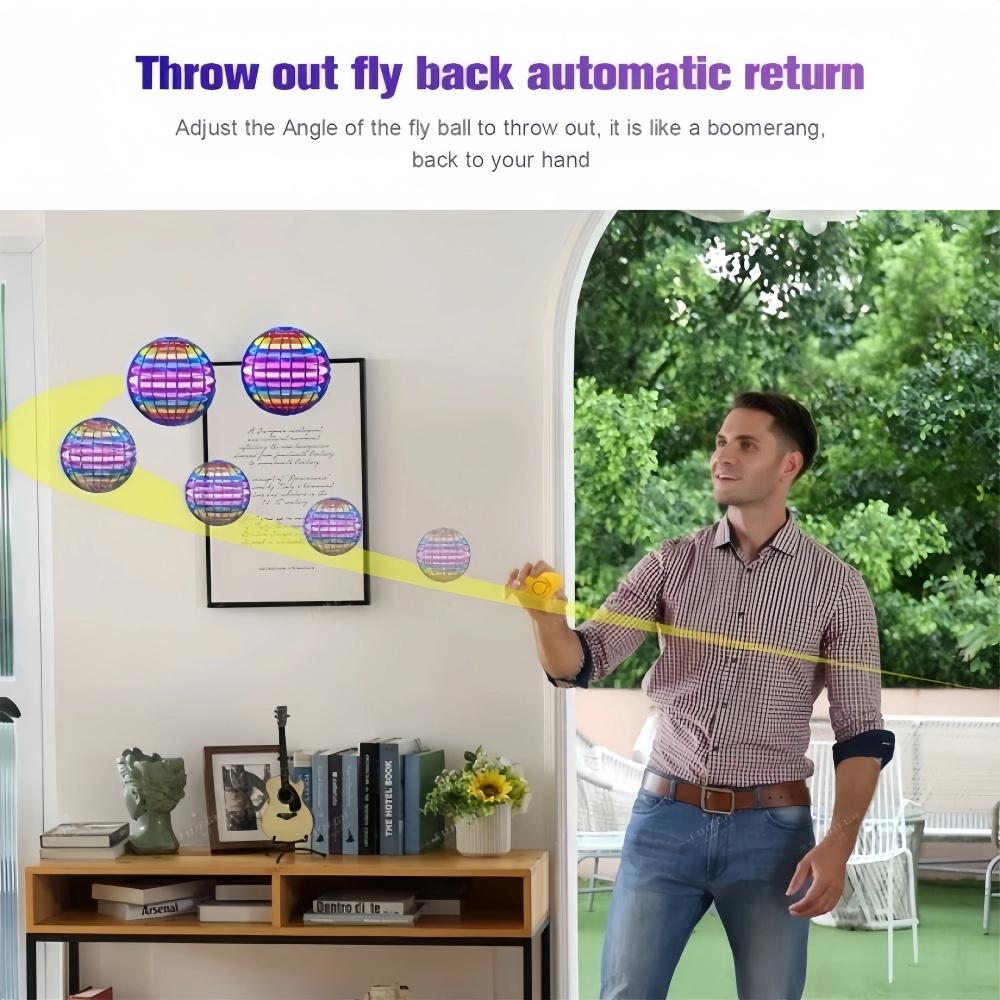 Flying Orb Boomerang Ball LED  - Drone Beacon Light ulasan dan harga
