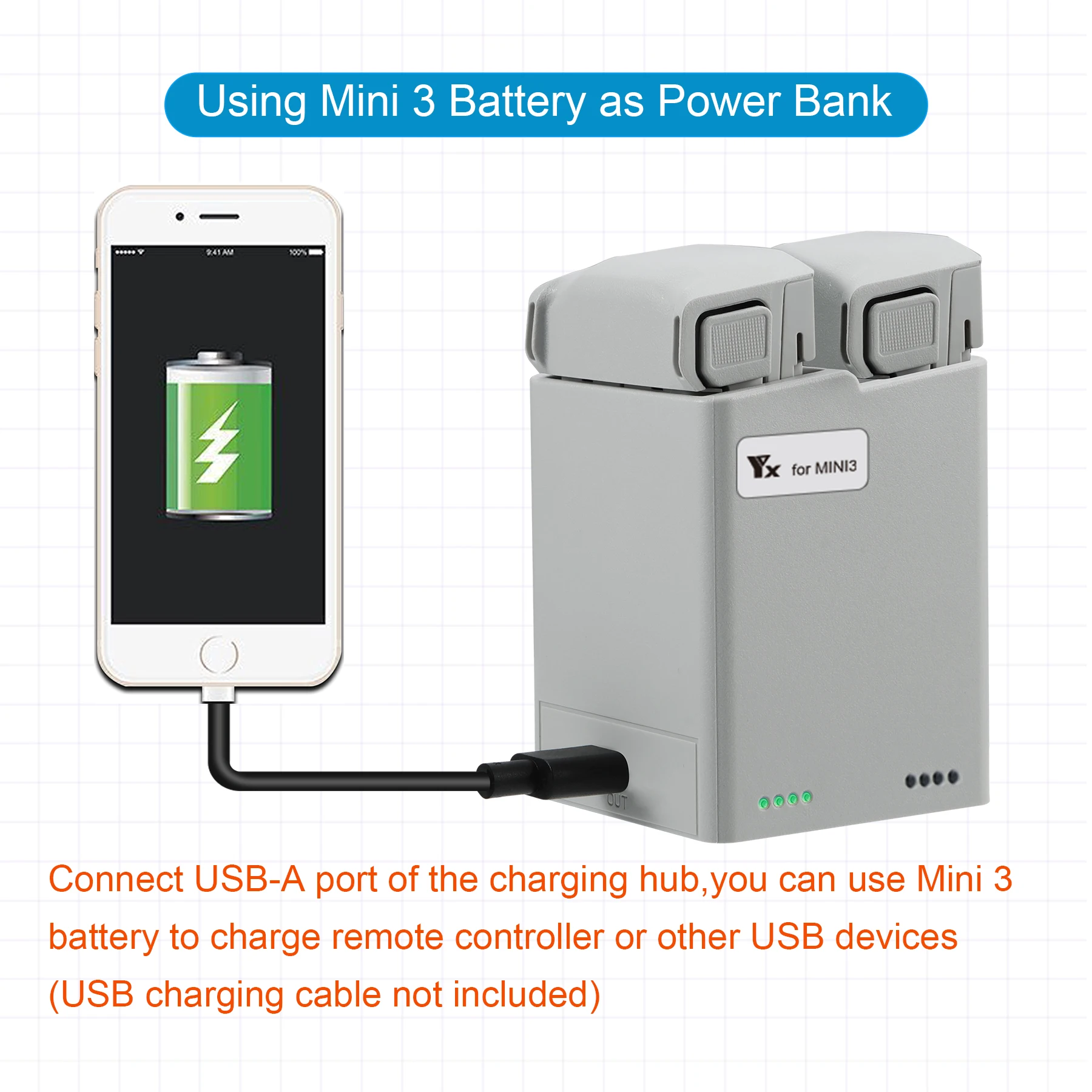 Charger Hub for DJI Mini 4 Pro - Drone Charging Hub ulasan dan harga