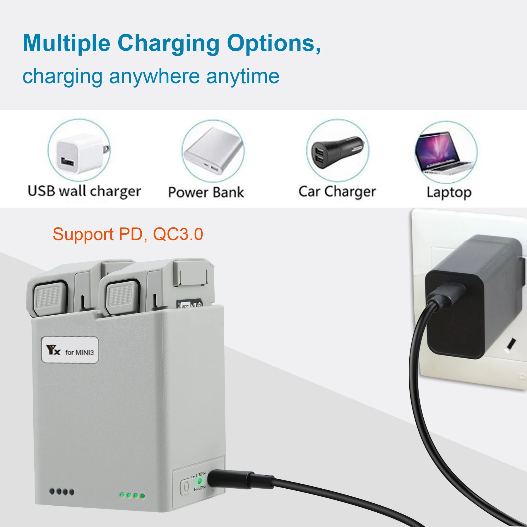 Charger Hub for DJI Mini 4 Pro - Drone Charging Hub ulasan dan harga