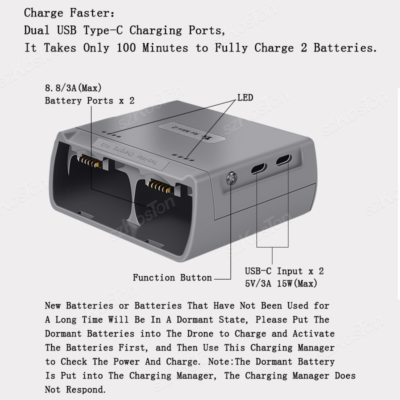 For DJI Mini 4K/MINI 2/Mini 2  - Drone Charging Hub ulasan dan harga