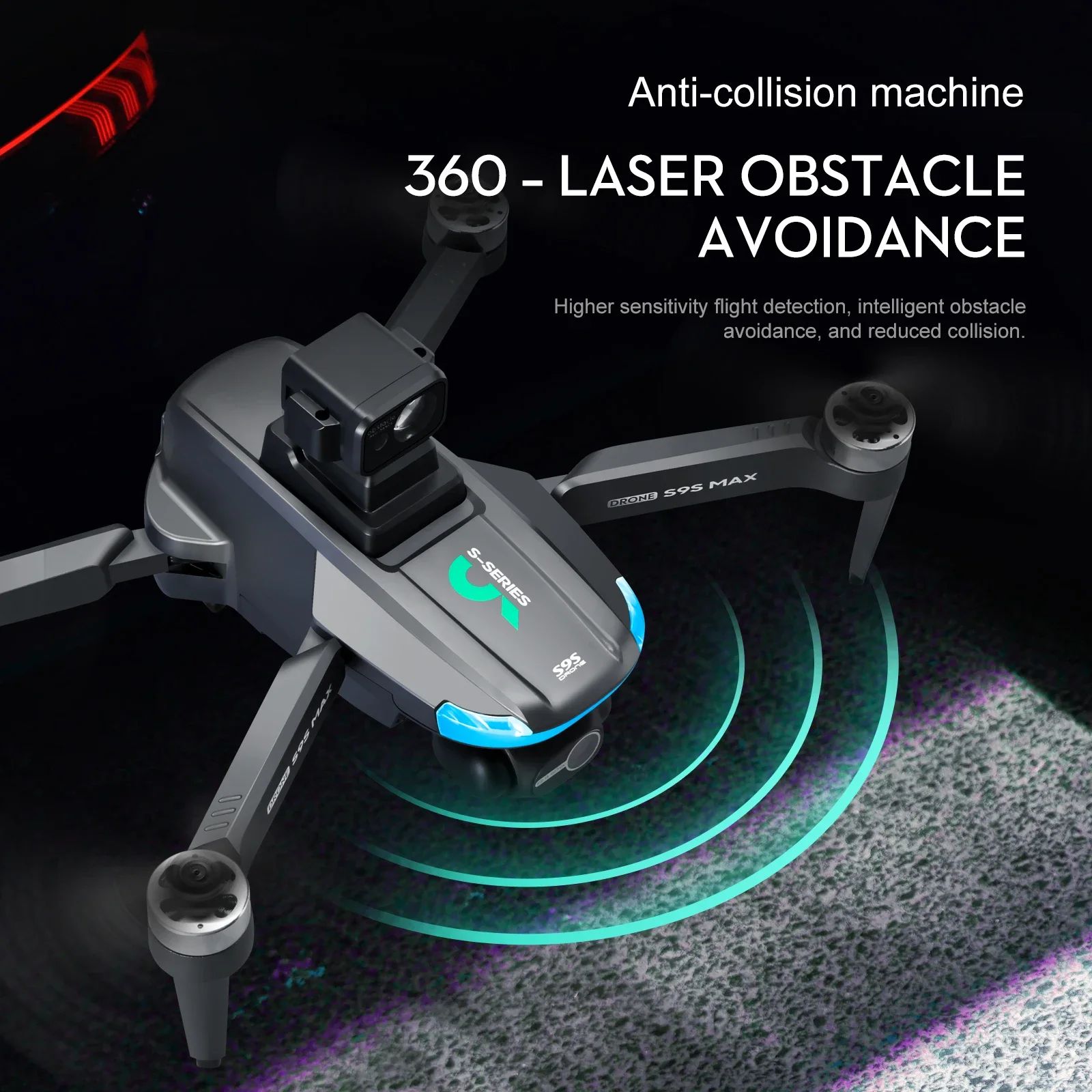 NEW S9S MAX MINI Drone 4K 2-Ax - Drone Remote Controller Lanyard ulasan dan harga