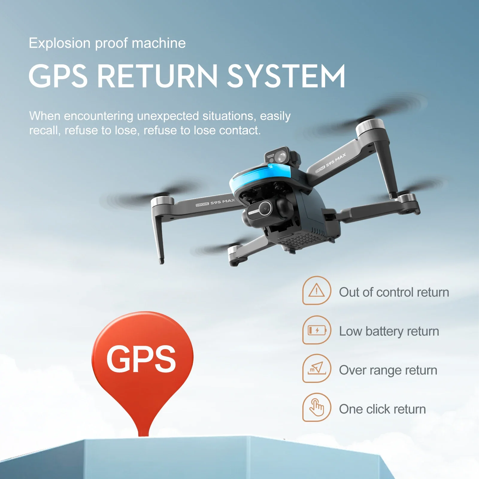 NEW S9S MAX MINI Drone 4K 2-Ax - Drone Remote Controller Lanyard ulasan dan harga