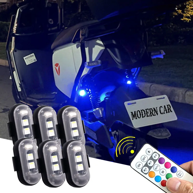 2/4/8Pcs Wireless Remote Contr - Drone Strobe Light ulasan dan harga