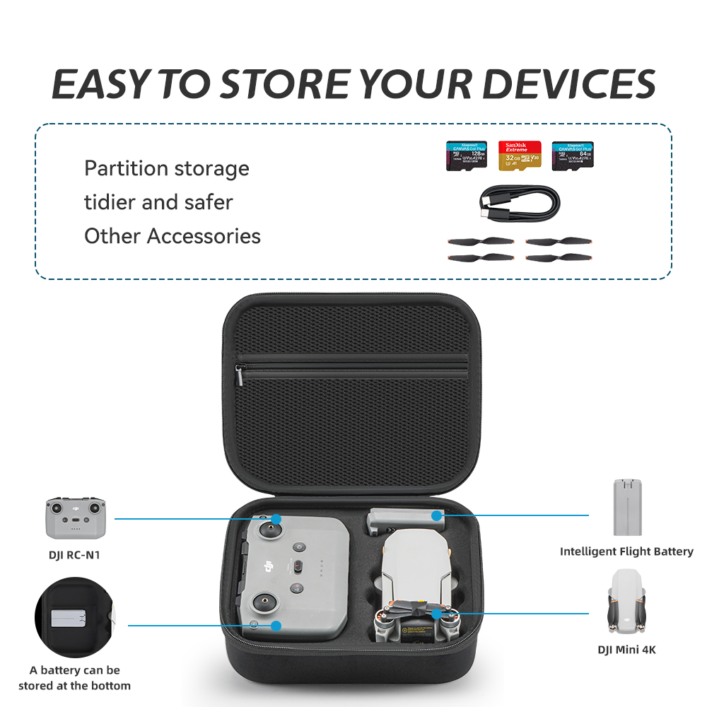 Portable Storage Bag Protectiv - Drone Hard Shell Case ulasan dan harga