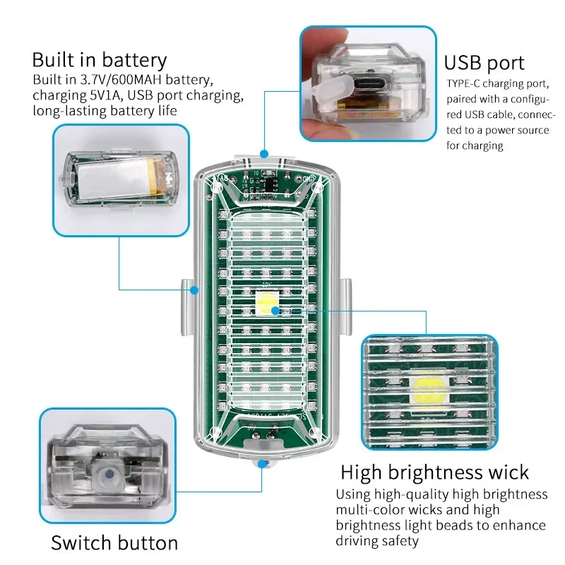 Wireless LED Drone Strobe Ligh - Drone Beacon Light ulasan dan harga