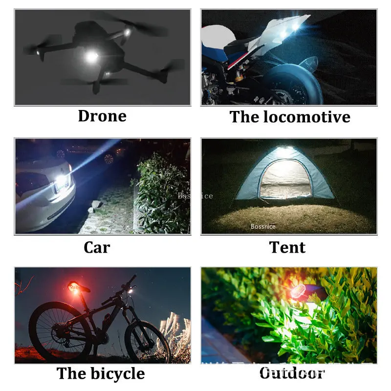 1/2Pcs Wireless LED Strobe Lig - Drone Beacon Light ulasan dan harga