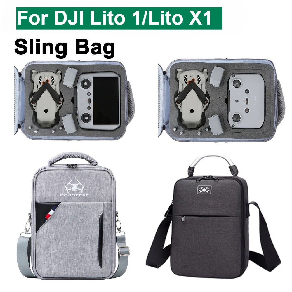 For DJI Lito 1/Lito X1 Portabl - Drone Carrying Case ulasan dan harga