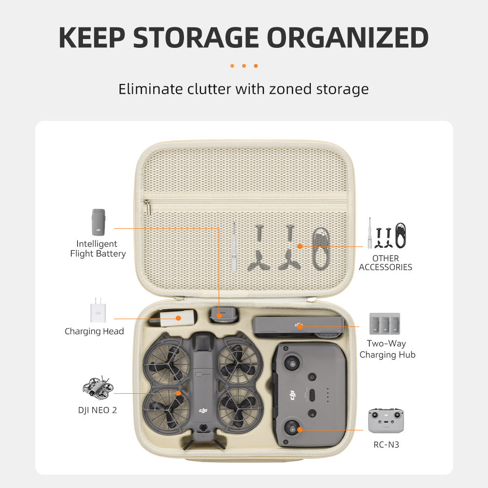Storage Bag for DJI Neo 2 Fly  - Drone Joystick Cover ulasan dan harga