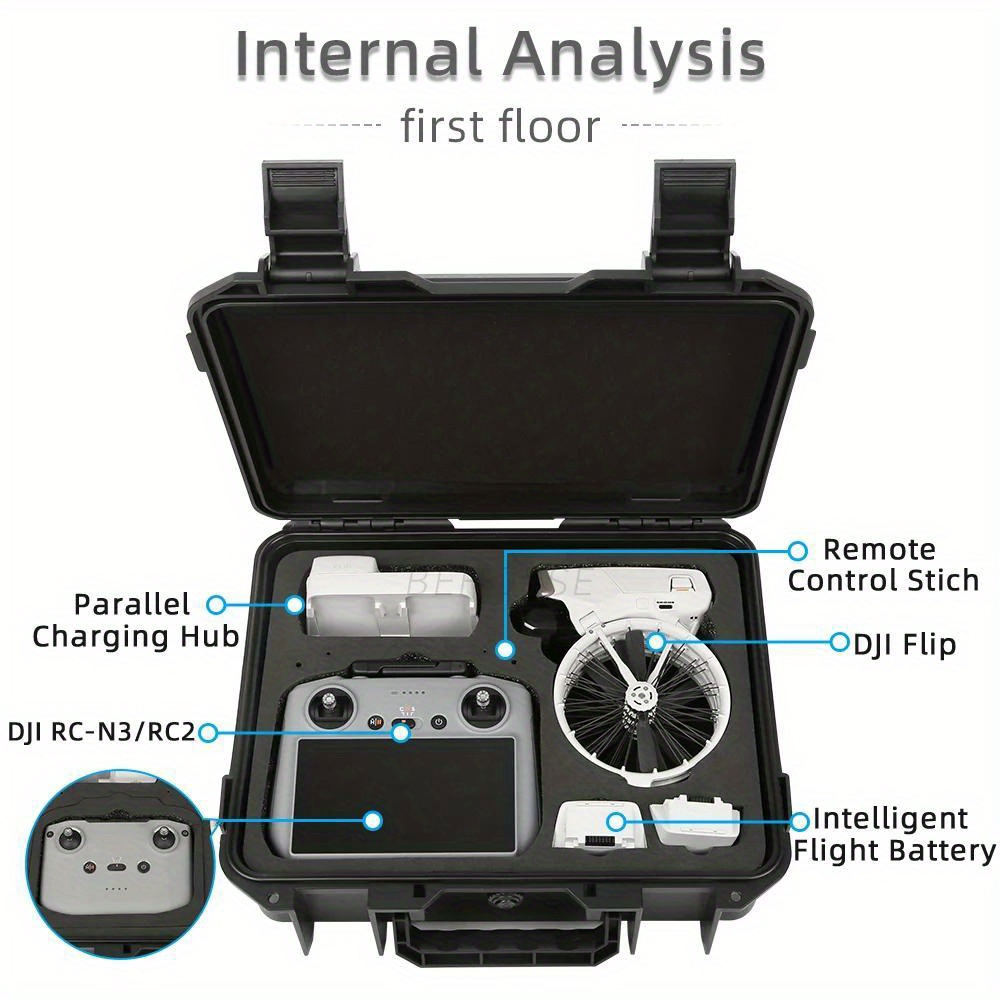 For DJI Flip Hard-Shell Storag - Drone Carrying Case ulasan dan harga