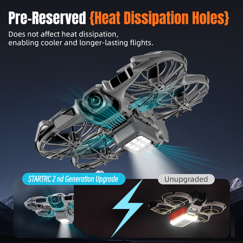 STARTRC LED Landing Gear for D - Drone Strobe Light ulasan dan harga